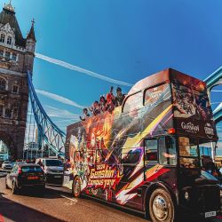 Genshin Promotional Double Decker Bus