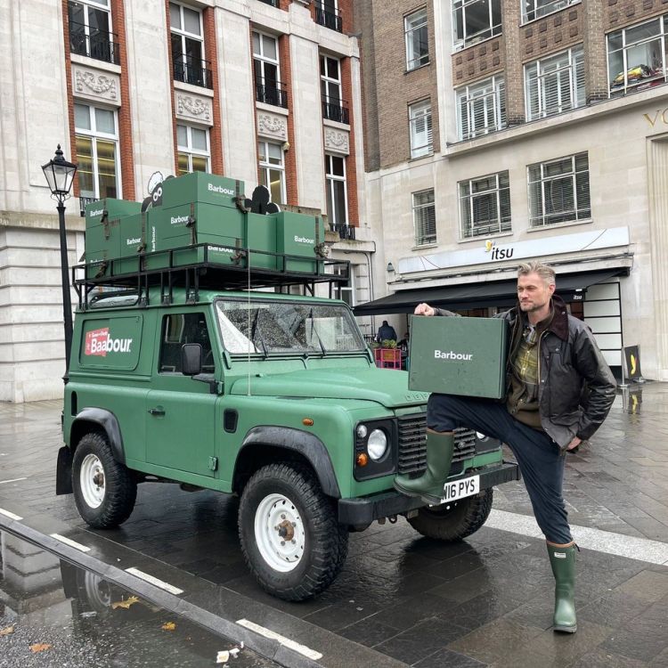 Barbour Landrover Promotional Vehicle
